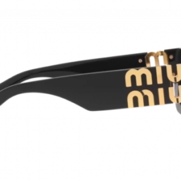 NEW SMU 09W 1AB5S0 MIU MIU BLACK MU09WS 1AB5S0 WOMEN MU 09WS 1AB5S0 - Picture 6 of 7